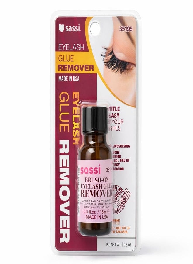 Sassi Brush-On Eyelash Glue Remover | Gentle, Non-Greasy Formula | Quickly Dissolves Lash Adhesive Without Irritation | Made in USA | 0.5 oz - Image 2