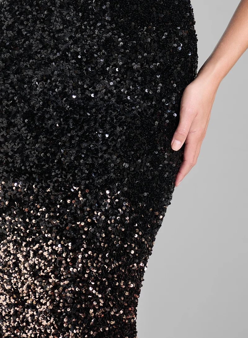 Ginger Boutique Sequin Evening Dress