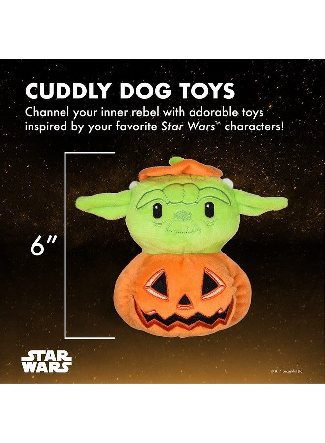 Star Wars Yoda Plush Dog Toy - Pumpkin Head, Soft, Small, 6 Inch (FF19333-22) - Image 5