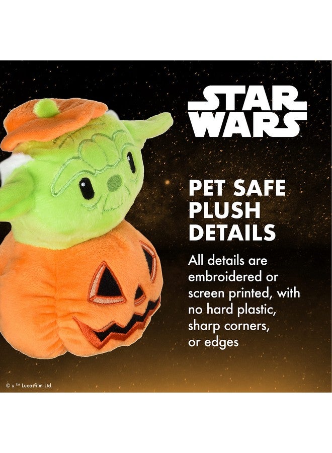 Star Wars Yoda Plush Dog Toy - Pumpkin Head, Soft, Small, 6 Inch (FF19333-22) - Image 4