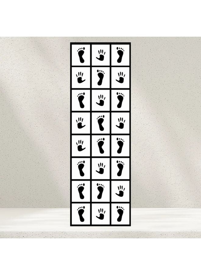 Black Sensory Folding Floor Game Set Body Coordination Balance Challenge Portable For Outdoor Team Building - Image 1