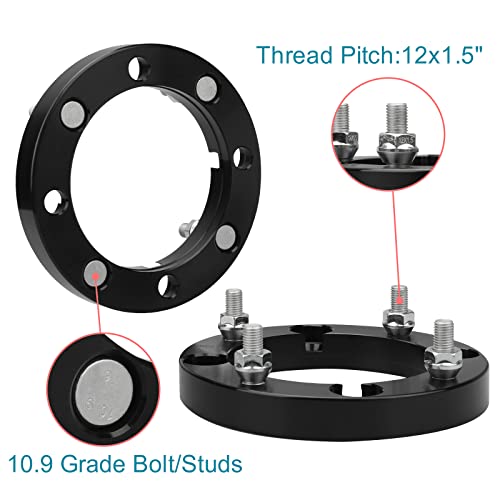 IRONTEK 4x156mm ATV Wheel Spacers 1"(25mm) Thickness with 12x1.5 Studs 131mm Hub Bore Fit for Polaris Sportsman 400 500 600 700 800 ATV UTV RZR - Image 4