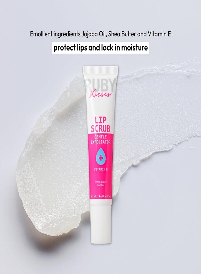 Ruby Kisses Value Lip Care Travel Kit With Rosehip Oil Clear Lip Gloss, High Shine Plumping Gloss, Pink Lip Oil Booster, Exfoliating Lip Scrub, Hydrating Intensive Lip Mask + Holographic Makeup Bag - Image 5