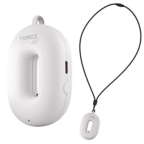 TWINKLE BIRDS Wearable Air Purifier Necklace - Portable Personal Ionizer - Rechargeable Travel-Size Air Cleaner - Removes Dust Allergen Odor Viruses Bacteria - Use in Office Airplane Train Bus - For Kids and Family - Image 1