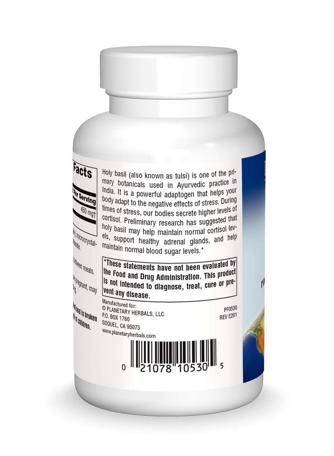 Planetary Herbals Holy Basil Capsules, 60 Count - Image 2