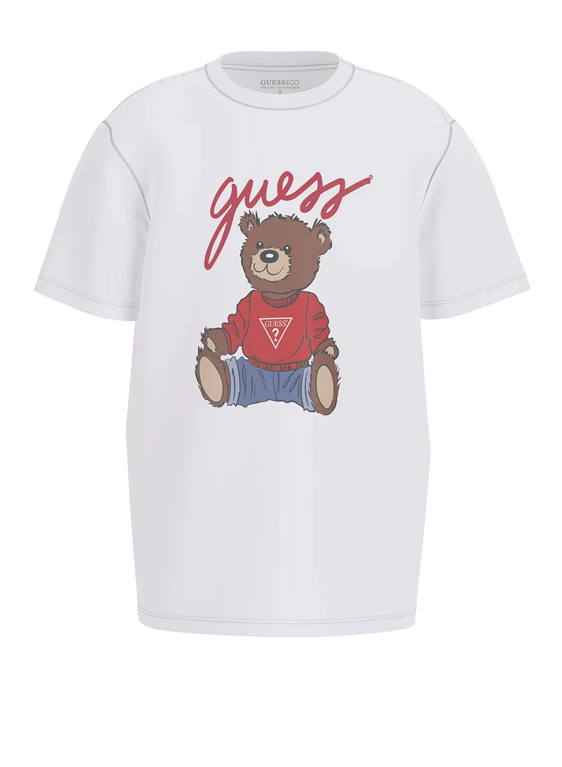 GUESS Kids Graphic Crew neck T-Shirt