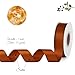 DINDOSAL Copper Gift Ribbon 1 Inch for Crafts Copper Satin Ribbon for Christmas Tree Gift Wrapping Holiday Wedding Flower Bouquet - Image 4