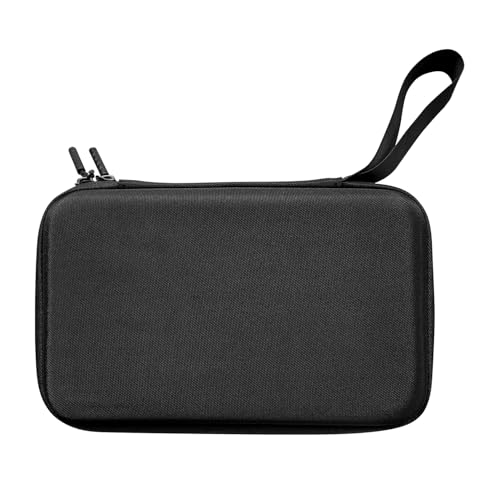 abxylute Portable Nylon Carrying Bag S9 Gaming Phone Controller with Mesh Pocket Dual Zippers Securing Band and Wrist Strap Black - Image 1