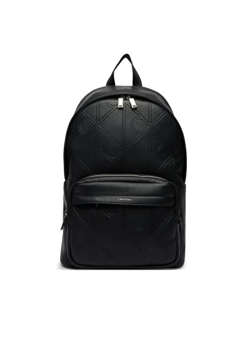 Calvin Klein Embossed Emblem Logo Trolley Backpack