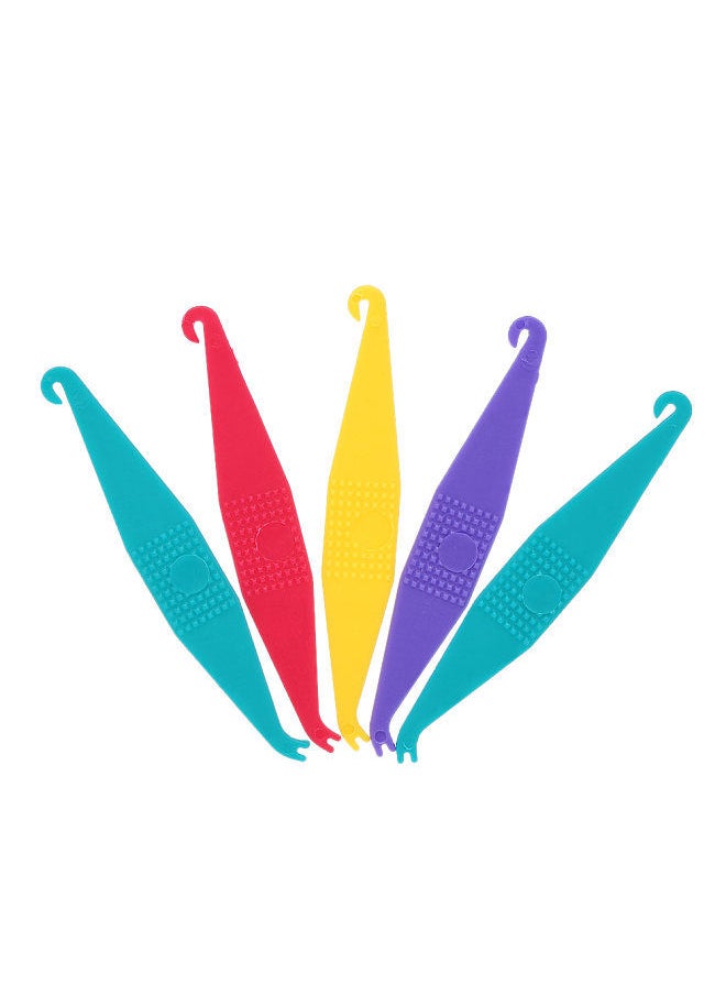 Generic - 100 Pcs Orthodontic Elastic Placer for Braces Disposable Elastic Rubber Band Placers Mix Color - Image 1