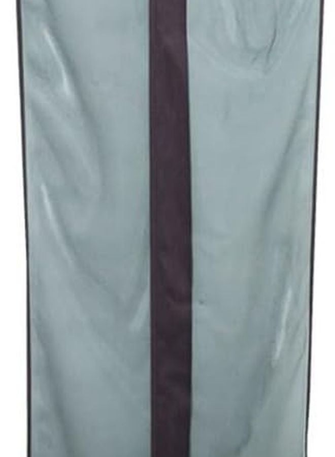 Black Mesh RV Door Screen Curtain for Trailers and Campers Easy Install Foldable Sunshade - Image 1