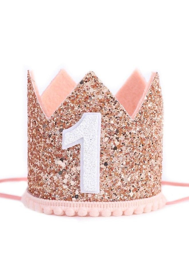 Glitter Crown For 1St Birthday Baby First Birthday Crown Birthday Girl Boy Gift Photo Booth Props 1St Birthday Party Hat (Pink And Gold Crown) - pzsku/ZDF27CF4BF1C30D281EEFZ/45/_/1692166150/4418e63f-1e88-45b0-b093-4ad23f80568b