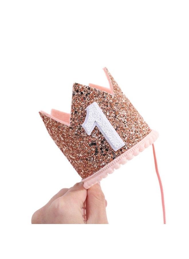 Glitter Crown For 1St Birthday Baby First Birthday Crown Birthday Girl Boy Gift Photo Booth Props 1St Birthday Party Hat (Pink And Gold Crown) - pzsku/ZDF27CF4BF1C30D281EEFZ/45/_/1692166159/4f6f6d31-29a3-45af-997e-243b9d4c5c6c