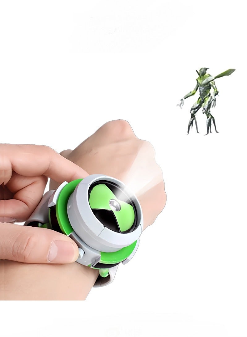 لعبة ساعة بن 10، ساعة بن 10 أومنيتريكس للأطفال، ساعة بن تن النهائية على شكل ساعة جهاز عرض للأطفال، هدية عيد ميلاد للأطفال - Image 1