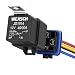 Weasch Waterproof Relay Kit 12V 40A30A 5 Pin SPDT Heavy Duty 14 AWG Tinned Copper Wires Automotive Relay and Harness Set for Automotive Car Marine Boat - Image 2