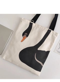 Skycare Canvas Tote Bag,Reusable Shopping Bag ,Reusable Grocery Tote Bag, Book Shoulder Tote Bag with Pocket for Women  - Image 4