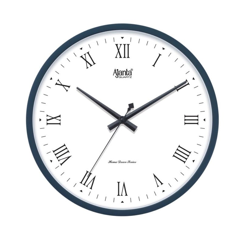 Ajanta Wall Clock 10027 – Blue Home Décor Series | Silent Sweep Movement, Accurate Quartz Clock | Stylish Wall Timepiece for Home & Office - Image 2