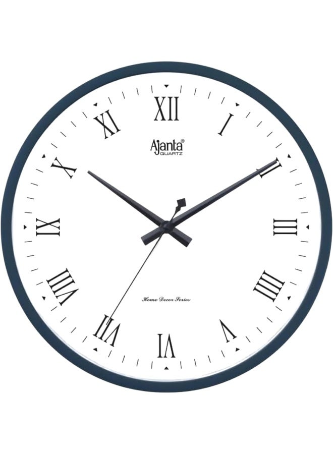 Ajanta Wall Clock 10027 – Blue Home Décor Series | Silent Sweep Movement, Accurate Quartz Clock | Stylish Wall Timepiece for Home & Office - Image 1