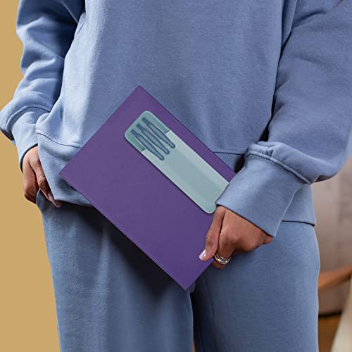 Epessa Stick-On Pen Holder for Notebook, Adhesive Pencil Sleeve Pouch for Hardcover Journals, Planners, Notebooks, Reusable Pen Pocket Organizer Easy to Remove (Green) - Image 4