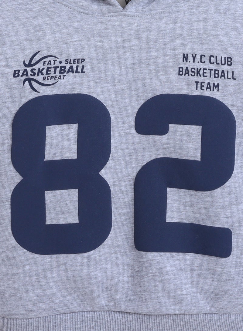 فكتور اند جين هودي شبابي رمادي نادي  نيويورك - Image 5