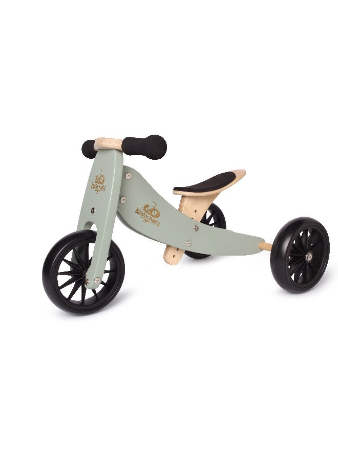 Kinderfeets Tiny Tot 2-in-1 Wooden Balance Bike - Premium High Quality Toddler Walker - Image 1