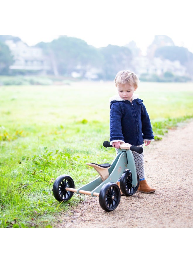 Kinderfeets Tiny Tot 2-in-1 Wooden Balance Bike - Premium High Quality Toddler Walker - Image 2