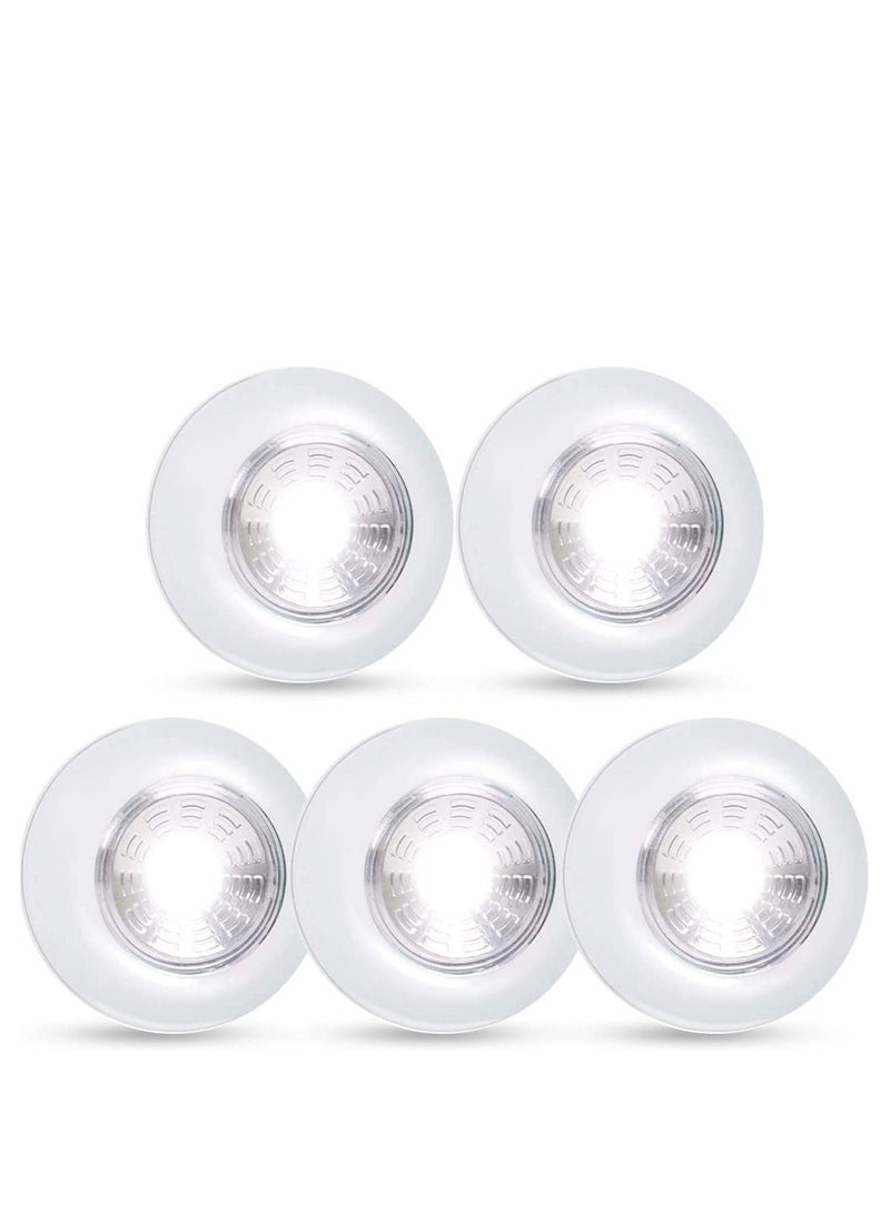 Y&D - 5 Pack LED Battery Powered Wireless Touch Night Lights Perfect for Closets Cabinets Counters or Utility Rooms Cordless Light - Image 1