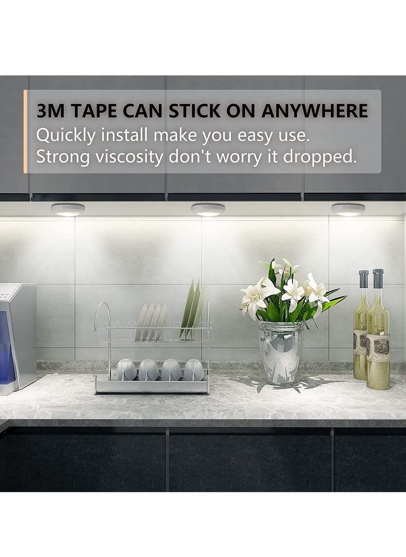 Y&D - 5 Pack LED Battery Powered Wireless Touch Night Lights Perfect for Closets Cabinets Counters or Utility Rooms Cordless Light - Image 1