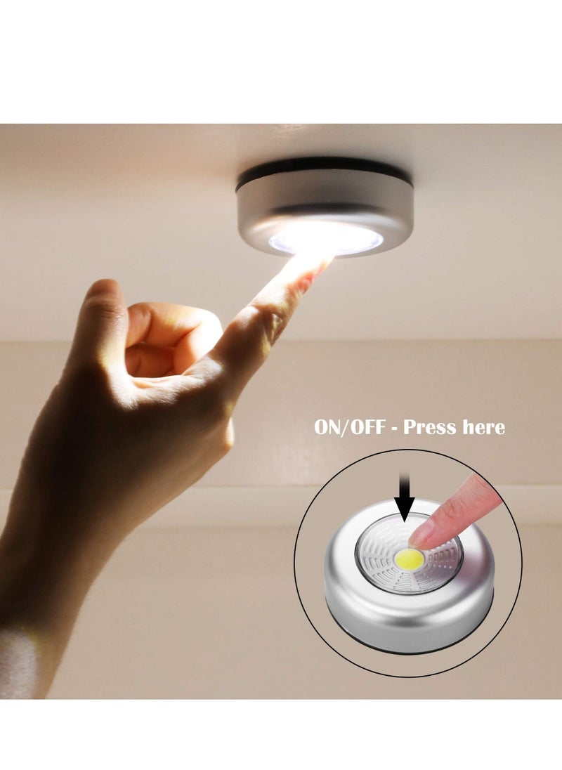 Y&D - 5 Pack LED Battery Powered Wireless Touch Night Lights Perfect for Closets Cabinets Counters or Utility Rooms Cordless Light - Image 1