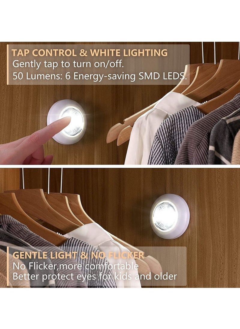 Y&D - 5 Pack LED Battery Powered Wireless Touch Night Lights Perfect for Closets Cabinets Counters or Utility Rooms Cordless Light - Image 1