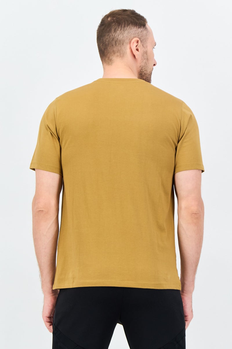 Champion Men Sportswear Fit Short Sleeve Outdoor T-Shirt, Camel - Image 2