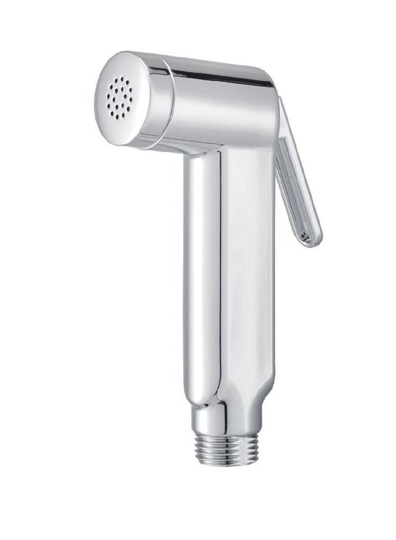 Heng Yi Stainless Steel Handheld Bidet Spray Shower Shattaf Hose Muslim Shower Kit For Toilet Bathroom Silver 1.2 Meter Pipe - Image 3
