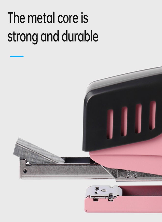 KW-triO HandHeld Stapler Heavy Duty Office Stapler 25 Sheet Capacity Less Effort Support 24/6 or 26/6 Staple Sizes  with Reversible Anvil for Home Office School Supplies - Image 5