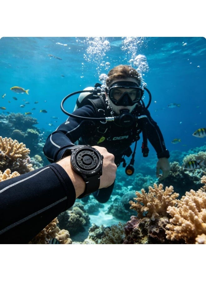 DOM Men's Waterproof Watch (Magnetic ball suspension) - Image 2