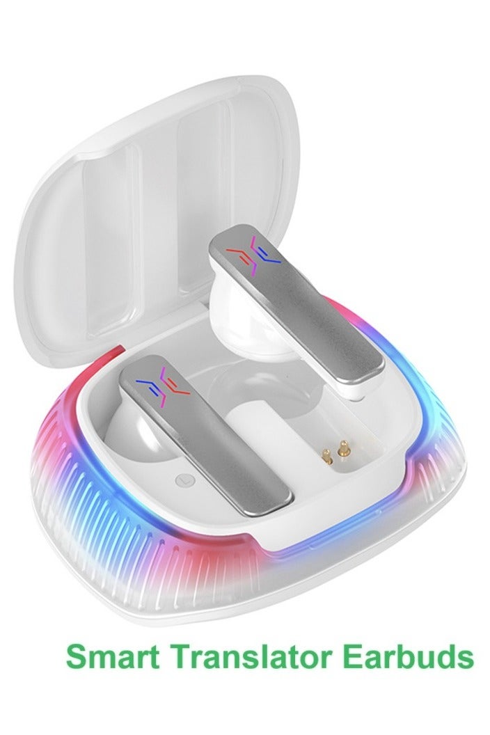 general Smart Translator Earbuds B18 Intelligent Voice Translation Earphones Bluetooth Headphones Wireless Headset Binaural Simultaneous Translation High Accuracy & Fast Translation in 144 Languages Up to 98% Accuracy Simultaneous Interpretation Premium Sound Quality ENC Active Noise Reduction Bluetooth 5.0 Long-lasting Battery - Image 1
