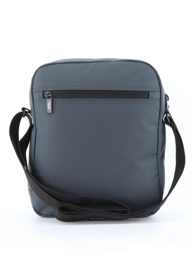 NATIONAL GEOGRAPHIC National Geographic Mutation Vertical Shoulder Bag Grey, Compact Durable Water Resistant Light Weight Travel Casual Outdoor Crossbody Bag For Men And Women