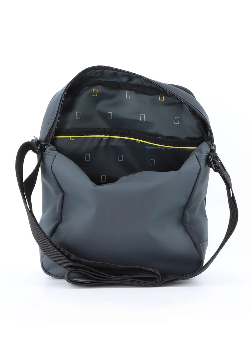 NATIONAL GEOGRAPHIC National Geographic Mutation Vertical Shoulder Bag Grey, Compact Durable Water Resistant Light Weight Travel Casual Outdoor Crossbody Bag For Men And Women