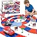 Aooess Toys for 38 Year Old Boys 212 PCS Spider Construction Race Tracks for Kids Gifts for 3 4 5 6 7 8 Year Old Boys Girls Toy Presents Flexible Race Tracks Cars Gift Set with 2 Electric Cars - Image 2
