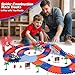 Aooess Toys for 38 Year Old Boys 212 PCS Spider Construction Race Tracks for Kids Gifts for 3 4 5 6 7 8 Year Old Boys Girls Toy Presents Flexible Race Tracks Cars Gift Set with 2 Electric Cars - Image 4