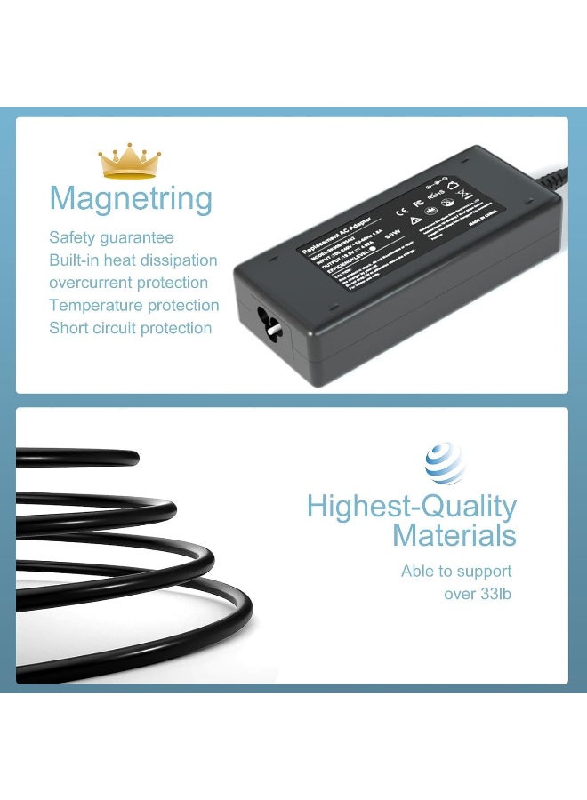 Zexen 90W AC Adapter Charger 19V 4.74A 7.4mm x 5.0mm Barrel Tip Compatible with All-in-One Desktop Monitor 18" 19" 20" 21" 22" 24" 32" 24-DD 24-DF 22-DD 24-DP 24-CB Power Supply - Image 2