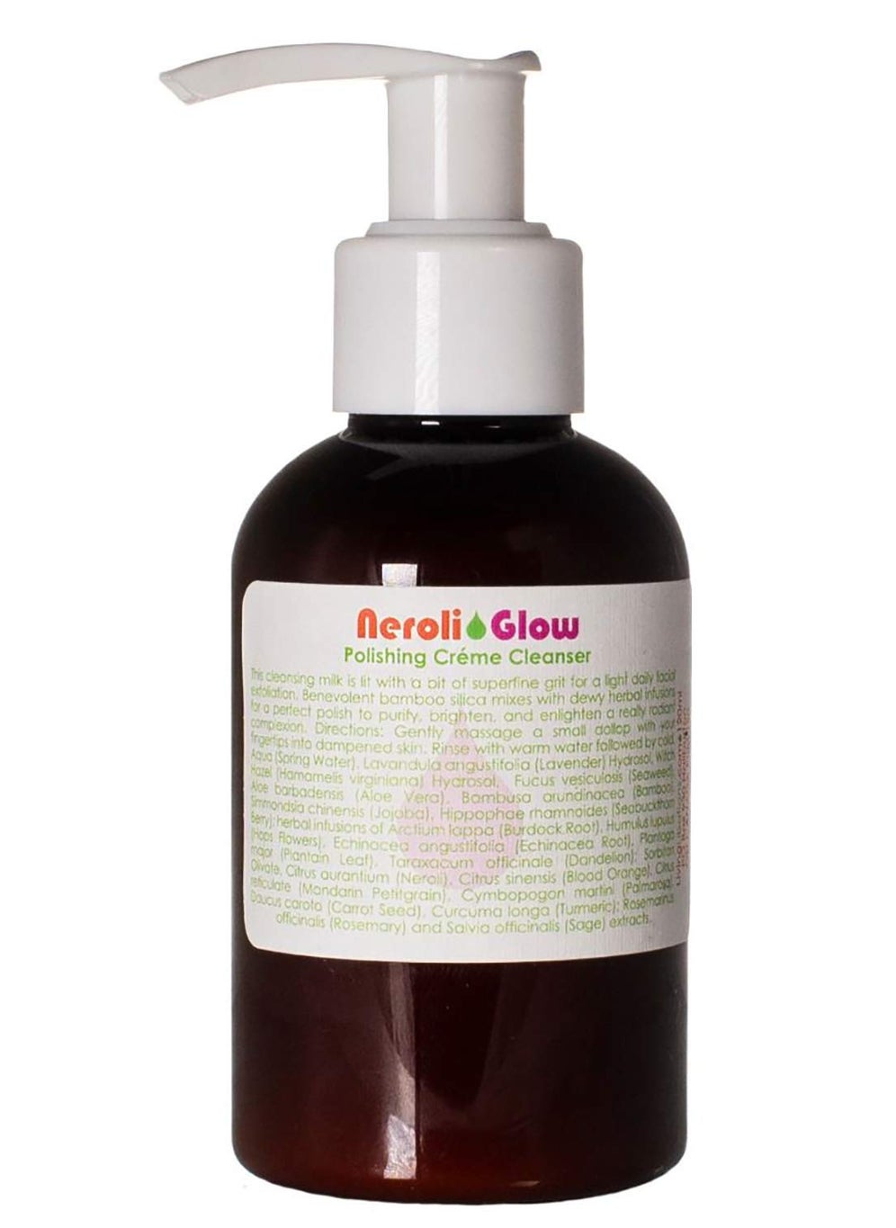 Living Libations LIVING LIBATIONS  Organic Neroli Glow Polishing Crme Cleanser  Natural Wildcrafted Vegan Clean Beauty 4 fl oz  120 mL 