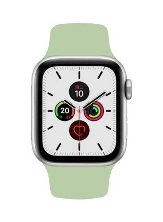 NIBEMINENT Silicone Replacement Band For Apple Watch 38/40mm Mint Green - Image 5