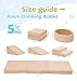 Elftopia Foam Climbing Blocks with Ball Pit Stairs for Toddlers Aged 13 Soft Playset for Indoor Crawling Foam Playground Set for Baby to Active Playing Inside Balls NOT IncludedBeige - Image 4