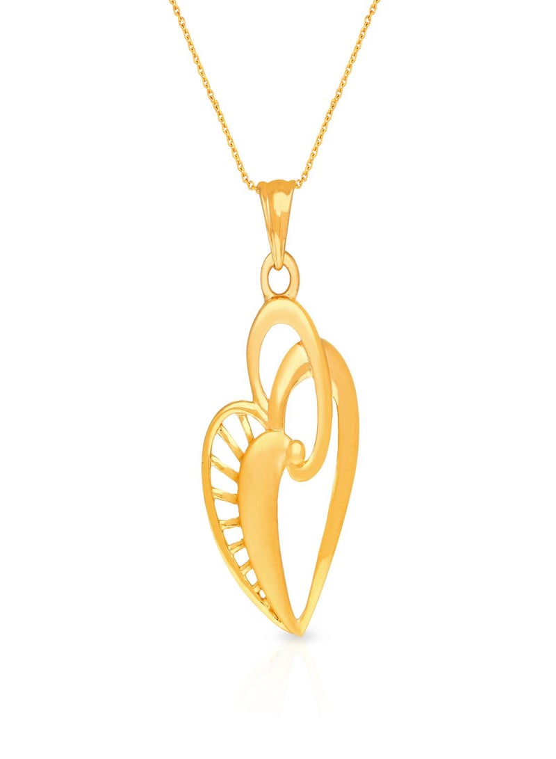 Malabar Gold and Diamonds 22 Karat 916 Purity Gold Pendant PDDZL18555AEY - Image 1
