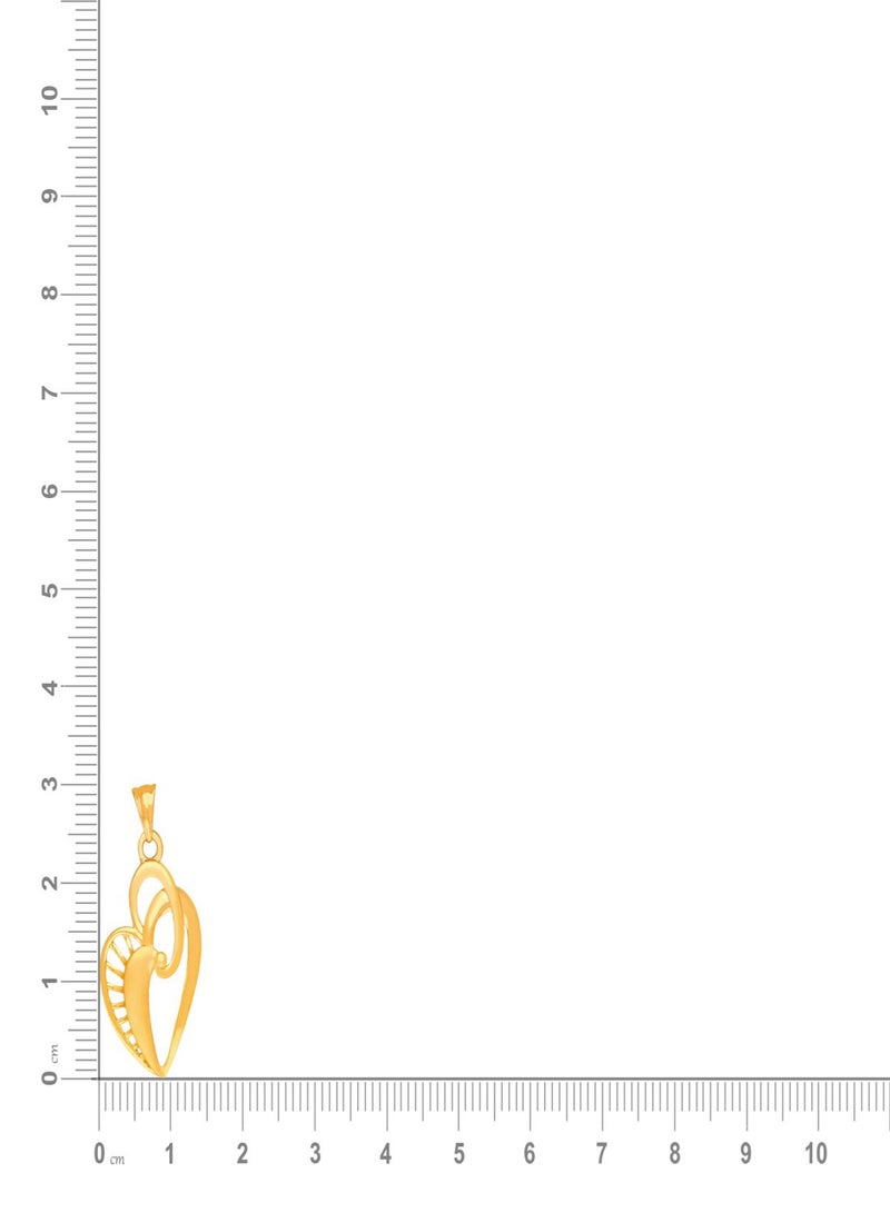 Malabar Gold and Diamonds 22 Karat 916 Purity Gold Pendant PDDZL18555AEY - Image 5