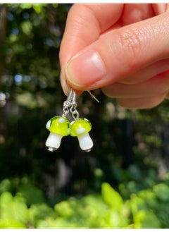 Mtlee 9 Pairs Mushroom Earrings For Women Long Pendant Glass Mushroom Earrings Colorful Steampunk Earrings Creative Funny Earrings Cute Weird Earrings Women'S Drop And Dangle Earrings  - Image 2