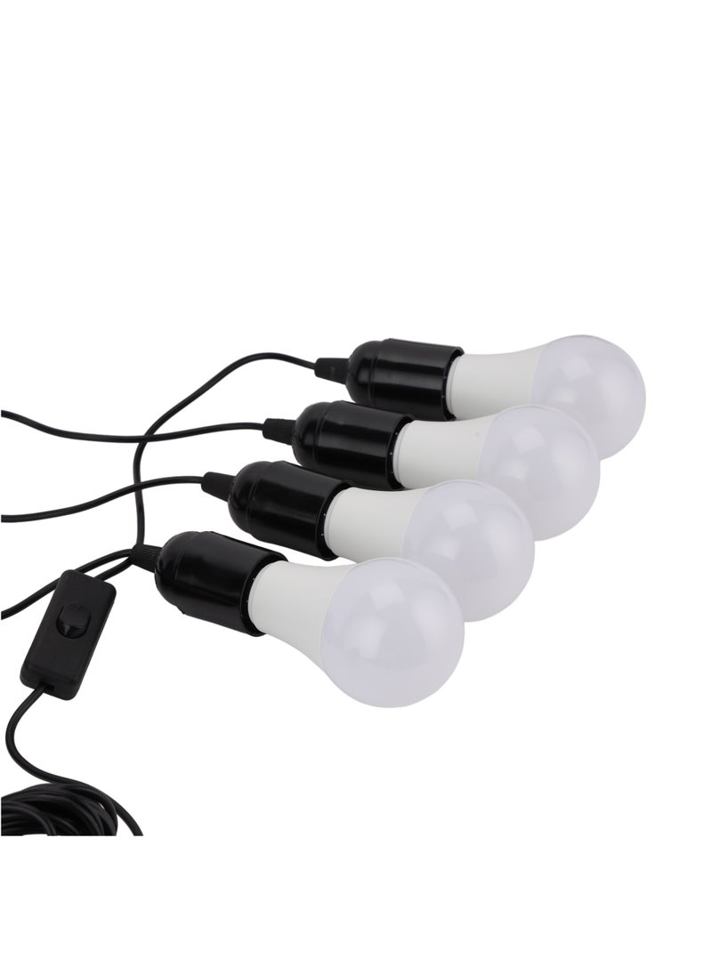 GEEPAS - Geepas Rechargeable Power Station With 7500 mAh  Rechargeable Lithium Battery, 2X5V 2A USB,  1 X Type C1 Mobile Charging Port, 15V 10W Solar Panel, Spotlight LED, Aluminum Alloy Body, Digital Display - Image 1