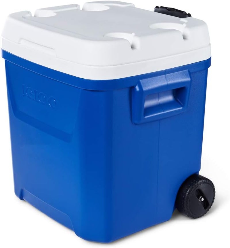 IMPERIAL Igloo Rolling Cooler 60 QT Laguna Blue - Image 5