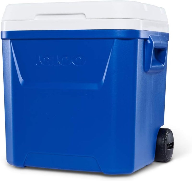 IMPERIAL Igloo Rolling Cooler 60 QT Laguna Blue - Image 4