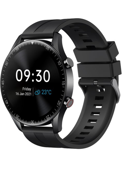 Aura 46mm Smartwatch With IPS Screen, IP67 Protection, Customizable Watch Face And Stainless Steel Design, Multi-functional Features
